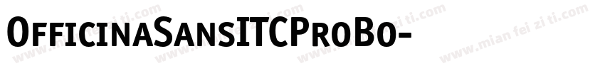 OfficinaSansITCProBo字体转换