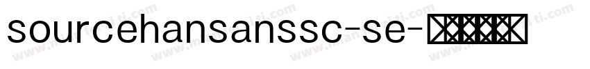 sourcehansanssc-se字体转换
