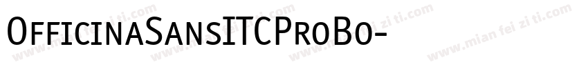 OfficinaSansITCProBo字体转换