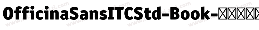 OfficinaSansITCStd-Book字体转换