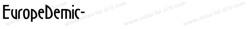 EuropeDemic字体转换
