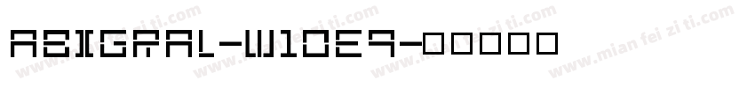 Abigral-w1OE9字体转换