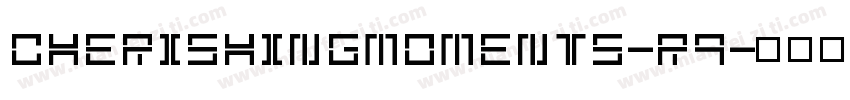 CherishingMoments-r9字体转换