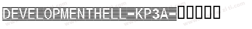 DevelopmentHell-KP3A字体转换