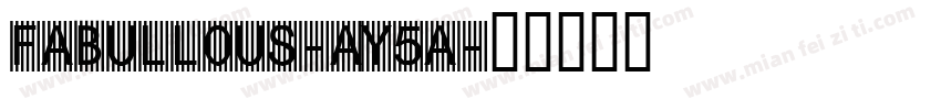 Fabullous-Ay5A字体转换