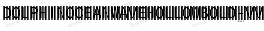 DolphinOceanWaveHollowBold-vV6A字体转换