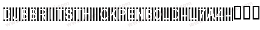 DjbBritsThickPenBold-L7a4字体转换