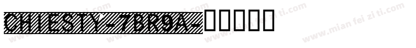 Chiesty-7Br9A字体转换