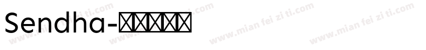 Sendha字体转换
