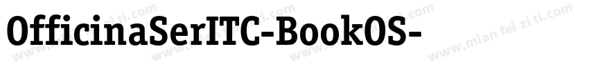 OfficinaSerITC-BookOS字体转换