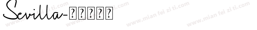 Sevilla字体转换