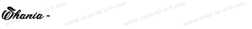 Shania字体转换