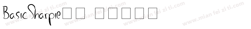 BasicSharpie字体字体转换