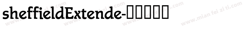 sheffieldExtende字体转换