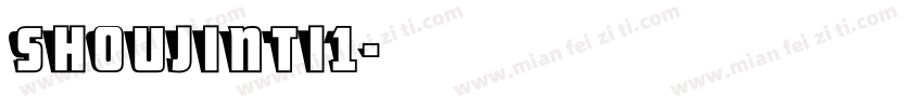 SHOUJINTI1字体转换
