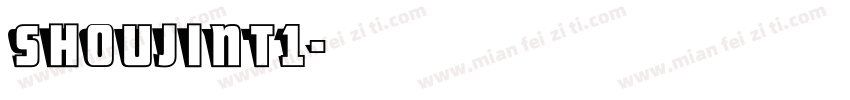 shoujint1字体转换