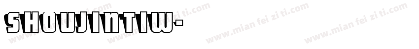 shoujintiw字体转换
