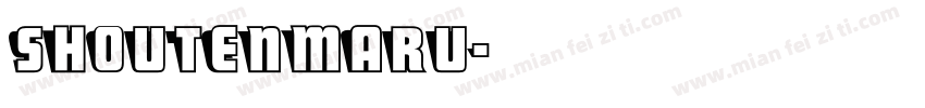 shoutenmaru字体转换