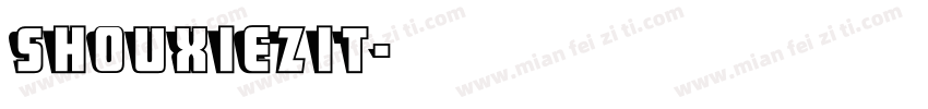 shouxiezit字体转换