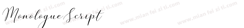 MonologueScript字体转换