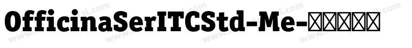 OfficinaSerITCStd-Me字体转换