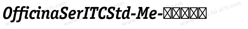 OfficinaSerITCStd-Me字体转换