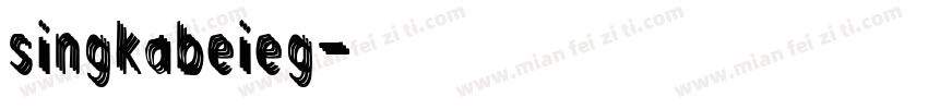 singkabeieg字体转换