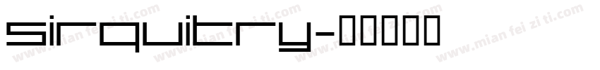 SirQuitry字体转换