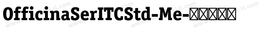 OfficinaSerITCStd-Me字体转换