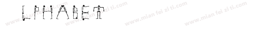 Alphabet字体转换