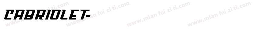 Cabriolet字体转换