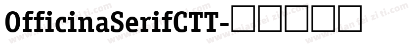OfficinaSerifCTT字体转换