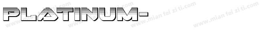 Platinum字体转换