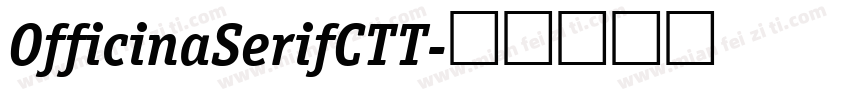 OfficinaSerifCTT字体转换