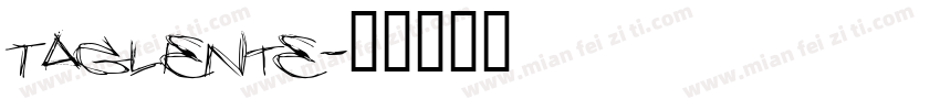 Tagliente字体转换