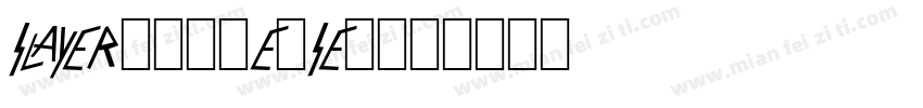 SlayerCondensed字体转换