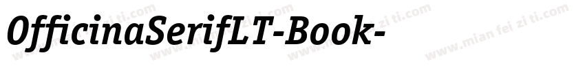 OfficinaSerifLT-Book字体转换