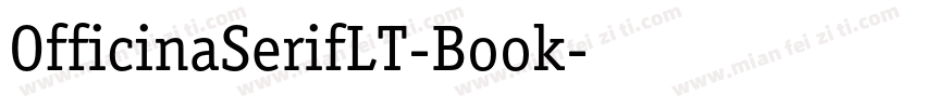 OfficinaSerifLT-Book字体转换
