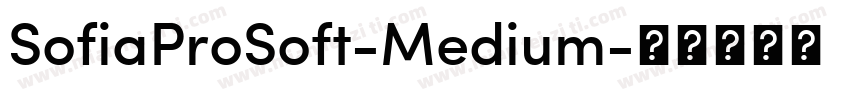 SofiaProSoft-Medium字体转换
