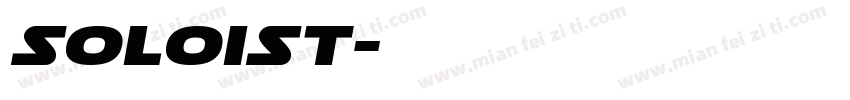 Soloist字体转换