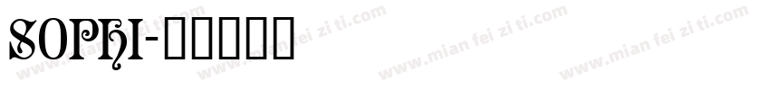 sophi字体转换