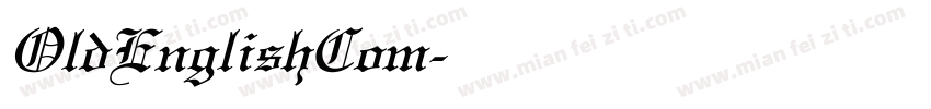 OldEnglishCom字体转换
