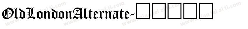 OldLondonAlternate字体转换
