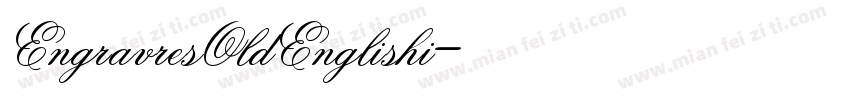 EngravresOldEnglishi字体转换