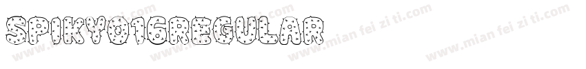 SPIKY016REGULAR字体转换