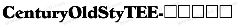 CenturyOldStyTEE字体转换
