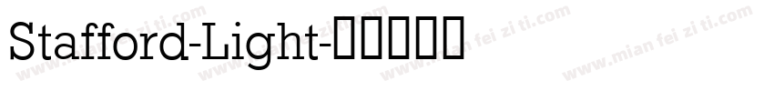 Stafford-Light字体转换