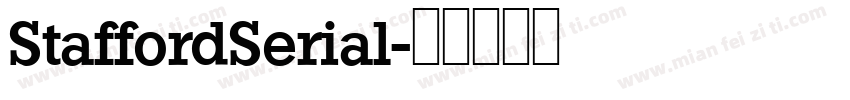 StaffordSerial字体转换