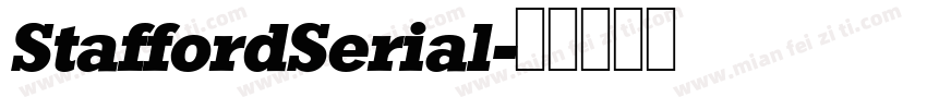 StaffordSerial字体转换