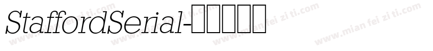 StaffordSerial字体转换